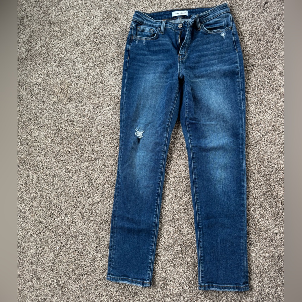 Flying Monkey Dark Blue Women Jeans